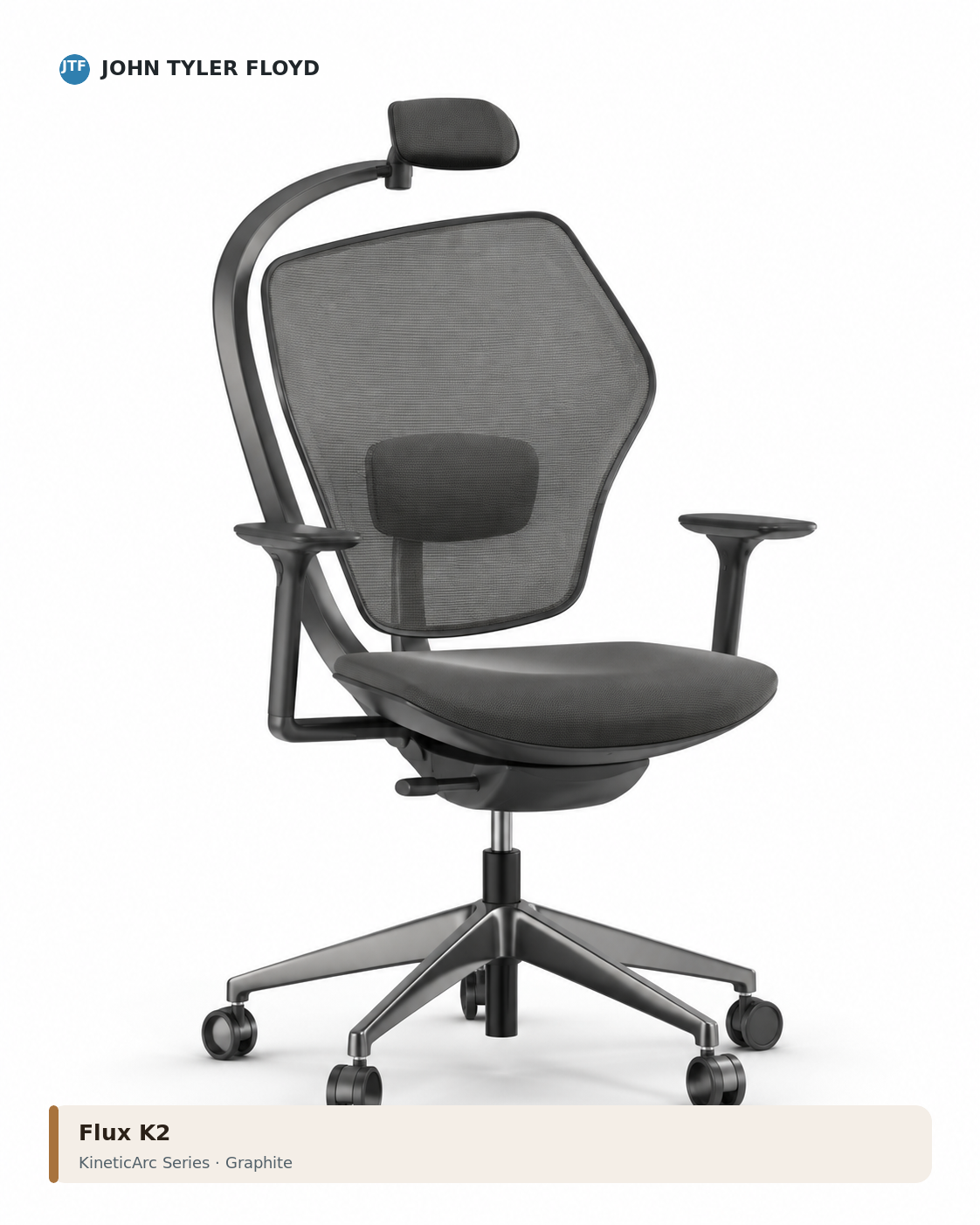 JOHN TYLER FLOYD KineticArc Flux K2 Ergonomic Chair