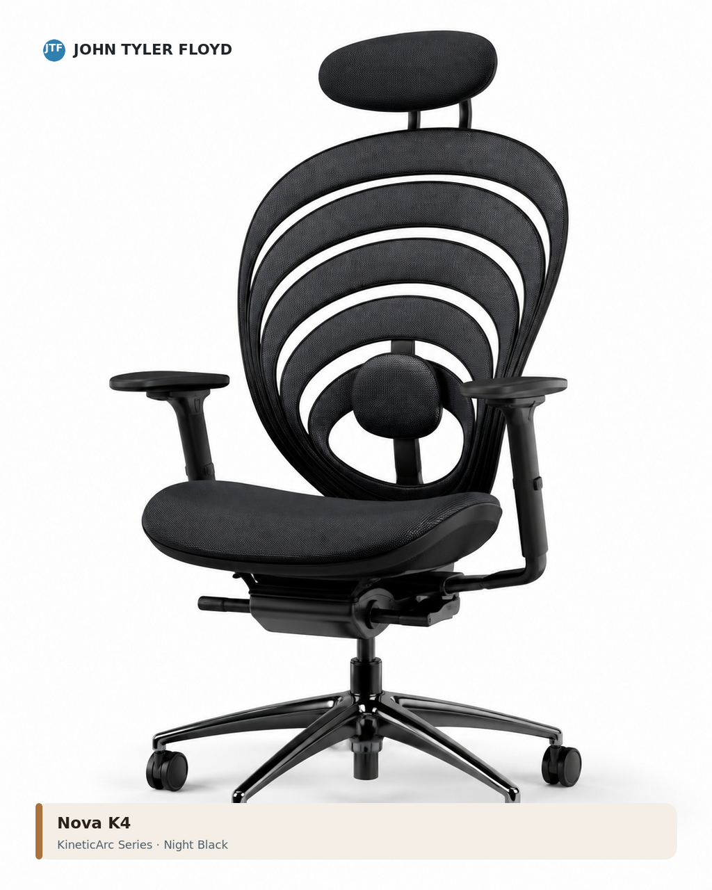 JOHN TYLER FLOYD KineticArc Nova K4 Ergonomic Chair