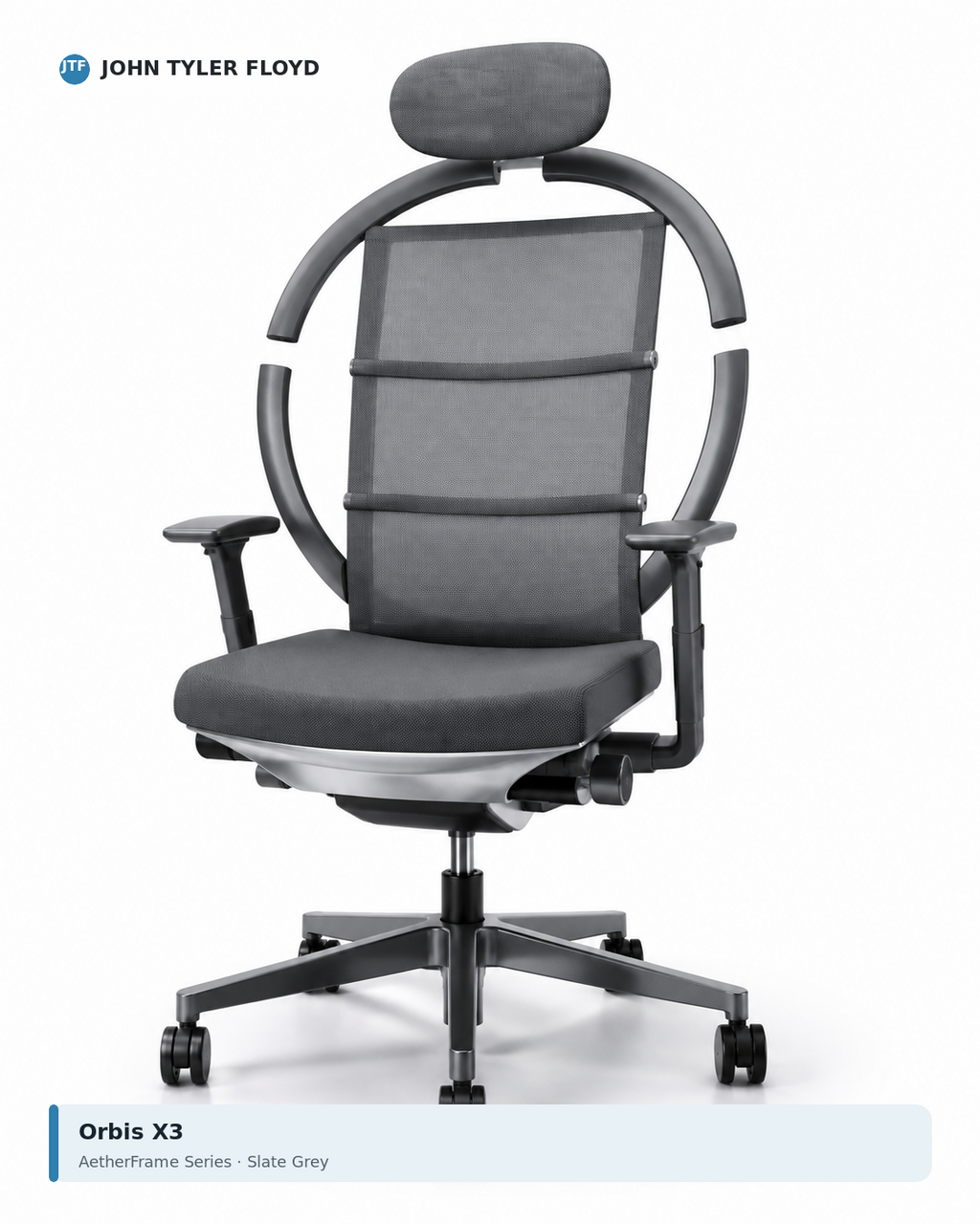 JOHN TYLER FLOYD AetherFrame Orbis X3 Ergonomic Chair
