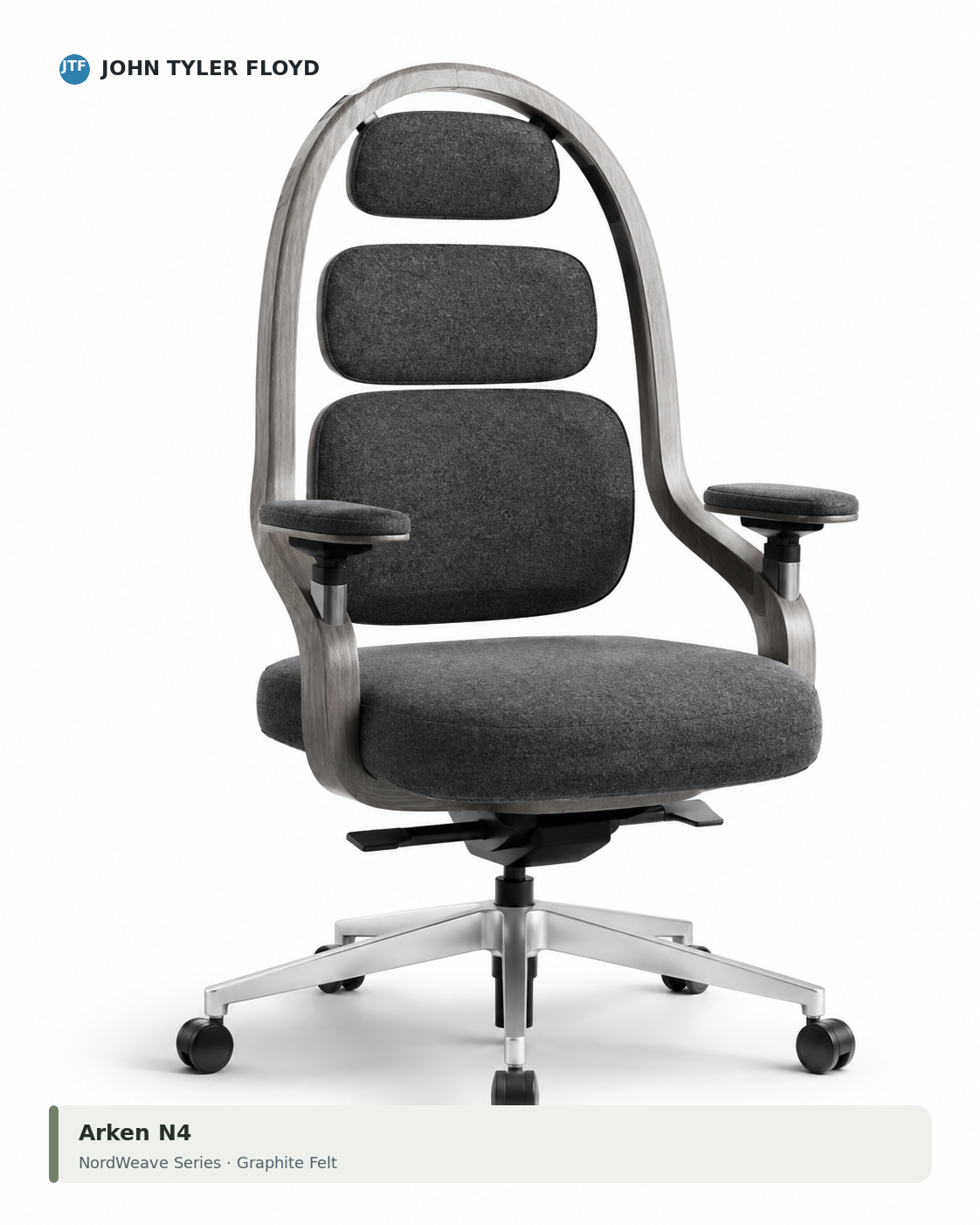 JOHN TYLER FLOYD NordWeave Arken N4 Ergonomic Chair