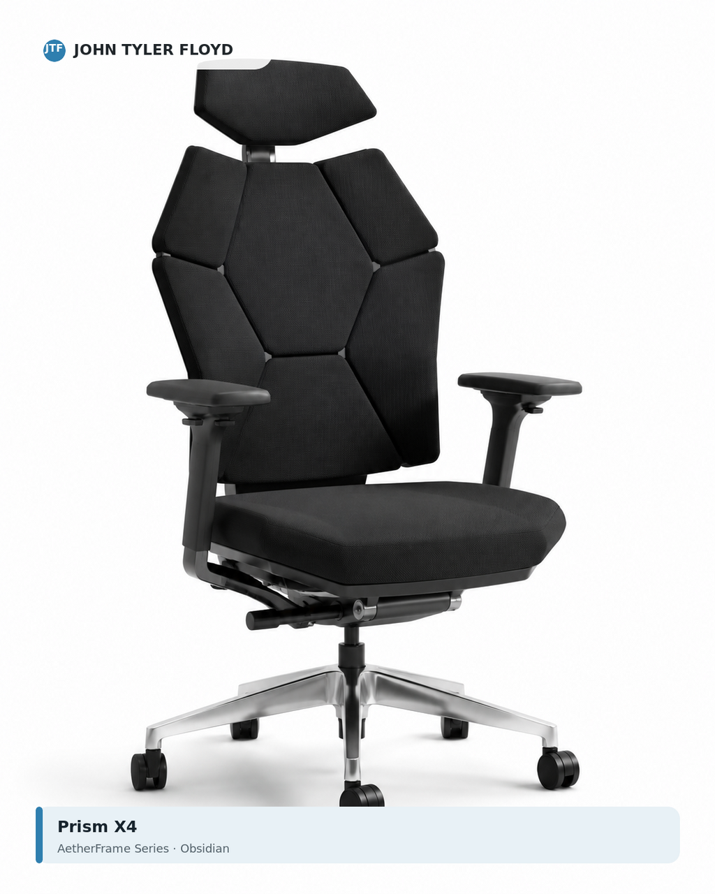 JOHN TYLER FLOYD AetherFrame Prism X4 Ergonomic Chair