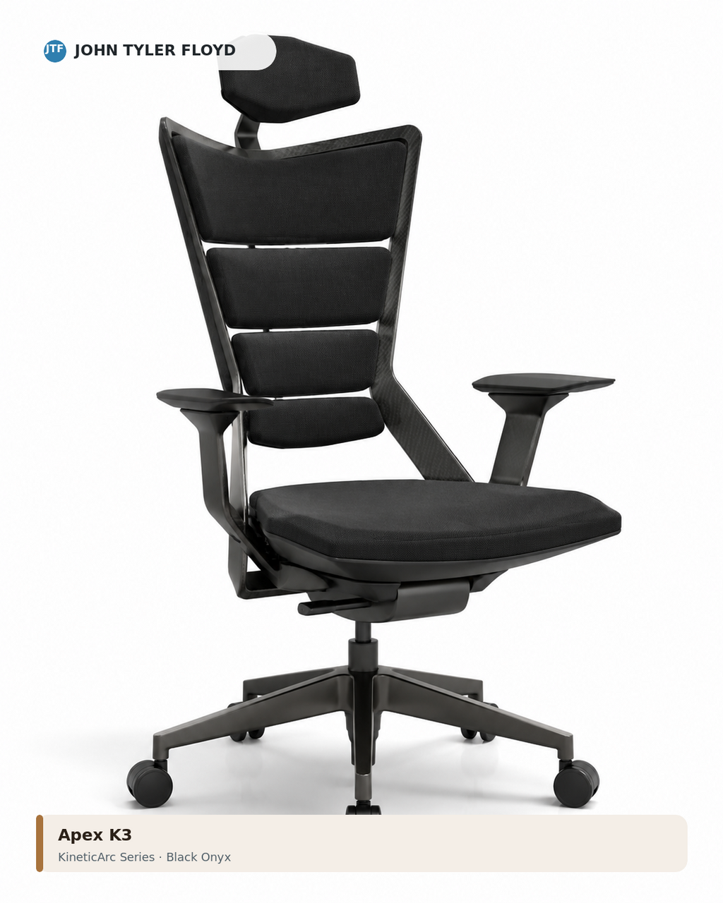 JOHN TYLER FLOYD KineticArc Apex K3 Ergonomic Chair