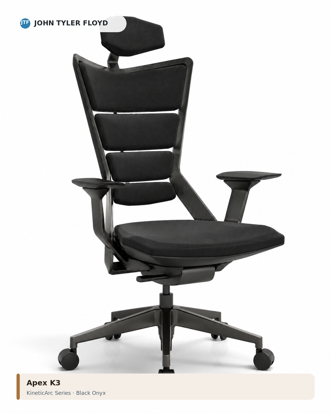 JOHN TYLER FLOYD KineticArc Apex K3 Ergonomic Chair