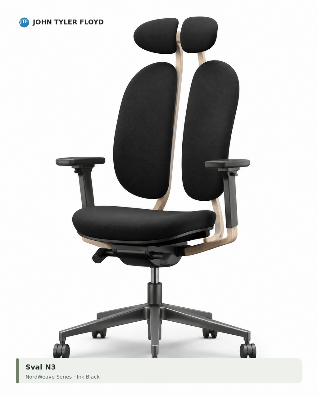 JOHN TYLER FLOYD NordWeave Sval N3 Ergonomic Chair
