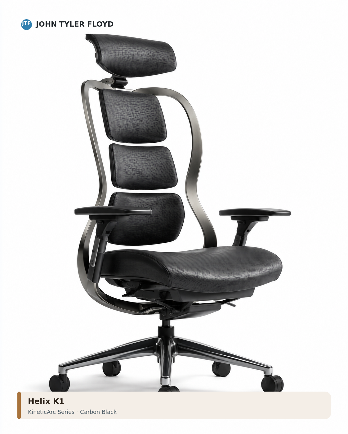 JOHN TYLER FLOYD KineticArc Helix K1 Ergonomic Chair