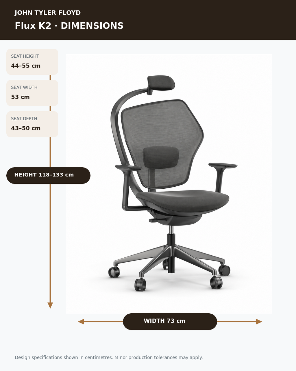 JOHN TYLER FLOYD KineticArc Flux K2 Ergonomic Chair