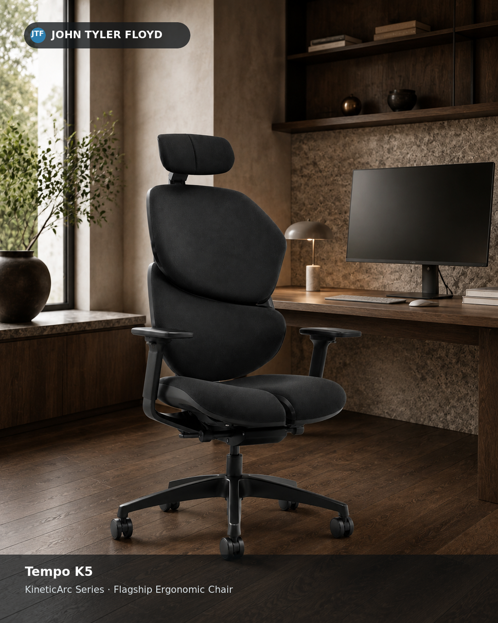 JOHN TYLER FLOYD KineticArc Tempo K5 Ergonomic Chair