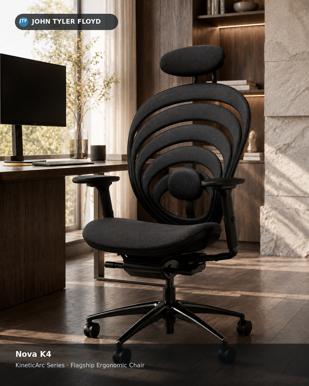 JOHN TYLER FLOYD KineticArc Nova K4 Ergonomic Chair
