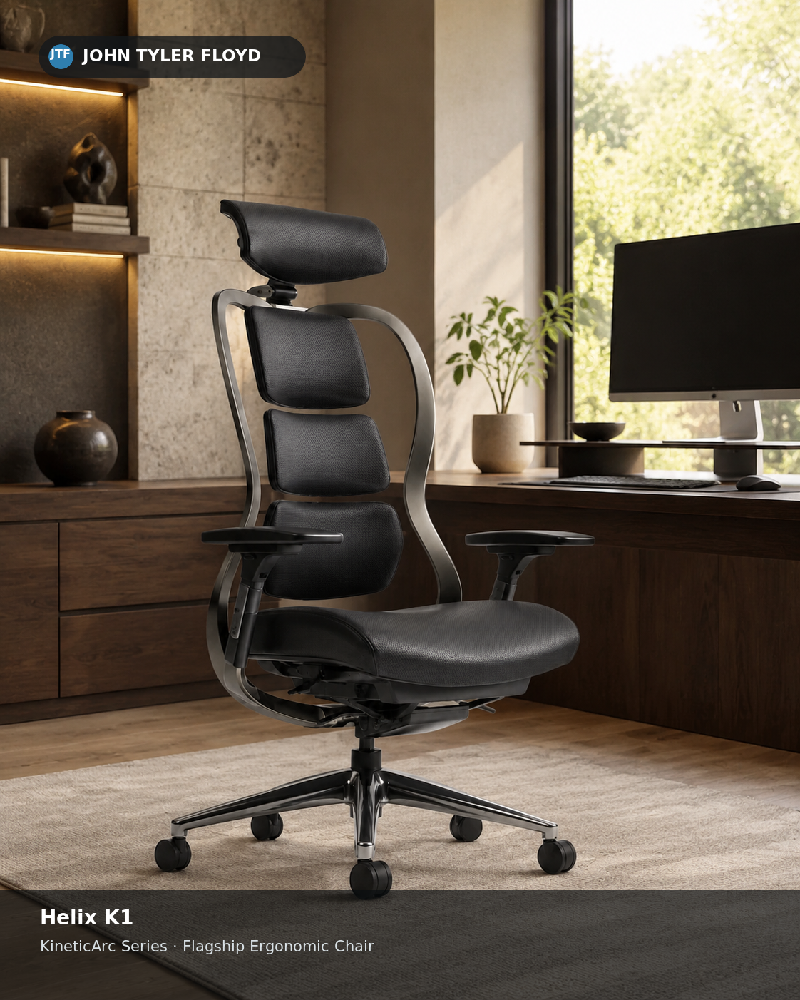 JOHN TYLER FLOYD KineticArc Helix K1 Ergonomic Chair