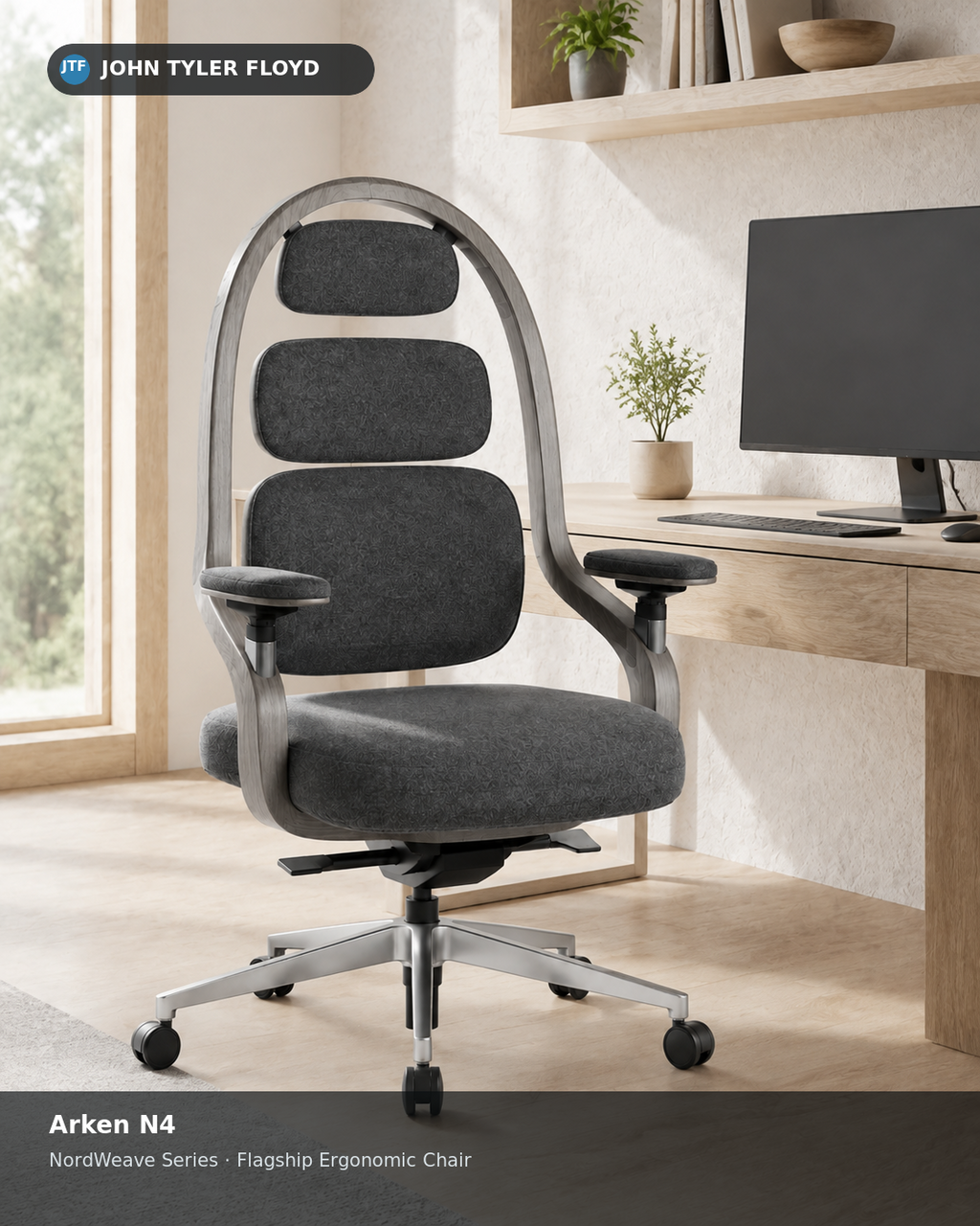 JOHN TYLER FLOYD NordWeave Arken N4 Ergonomic Chair