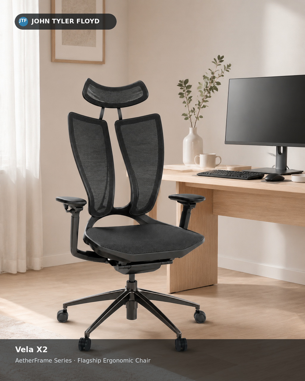 JOHN TYLER FLOYD AetherFrame Vela X2 Ergonomic Chair