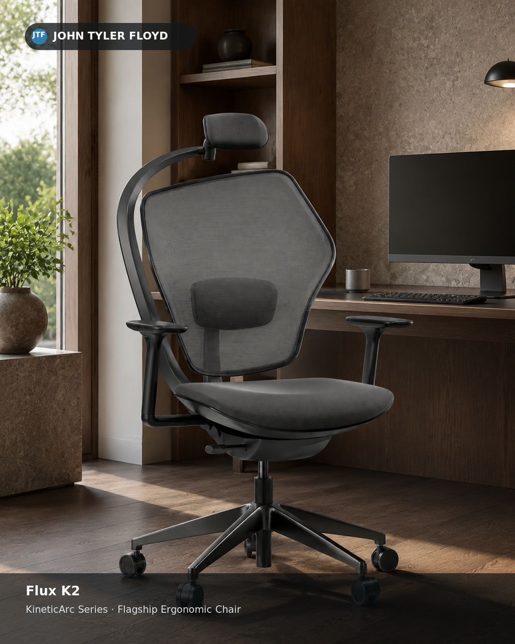JOHN TYLER FLOYD KineticArc Flux K2 Ergonomic Chair