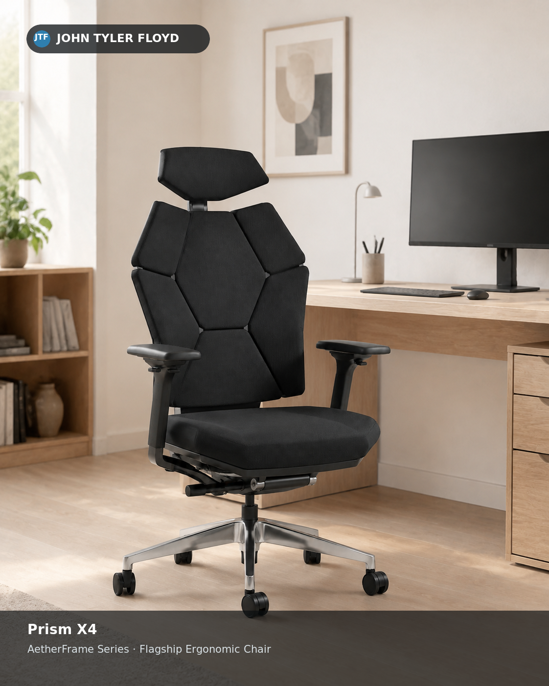 JOHN TYLER FLOYD AetherFrame Prism X4 Ergonomic Chair