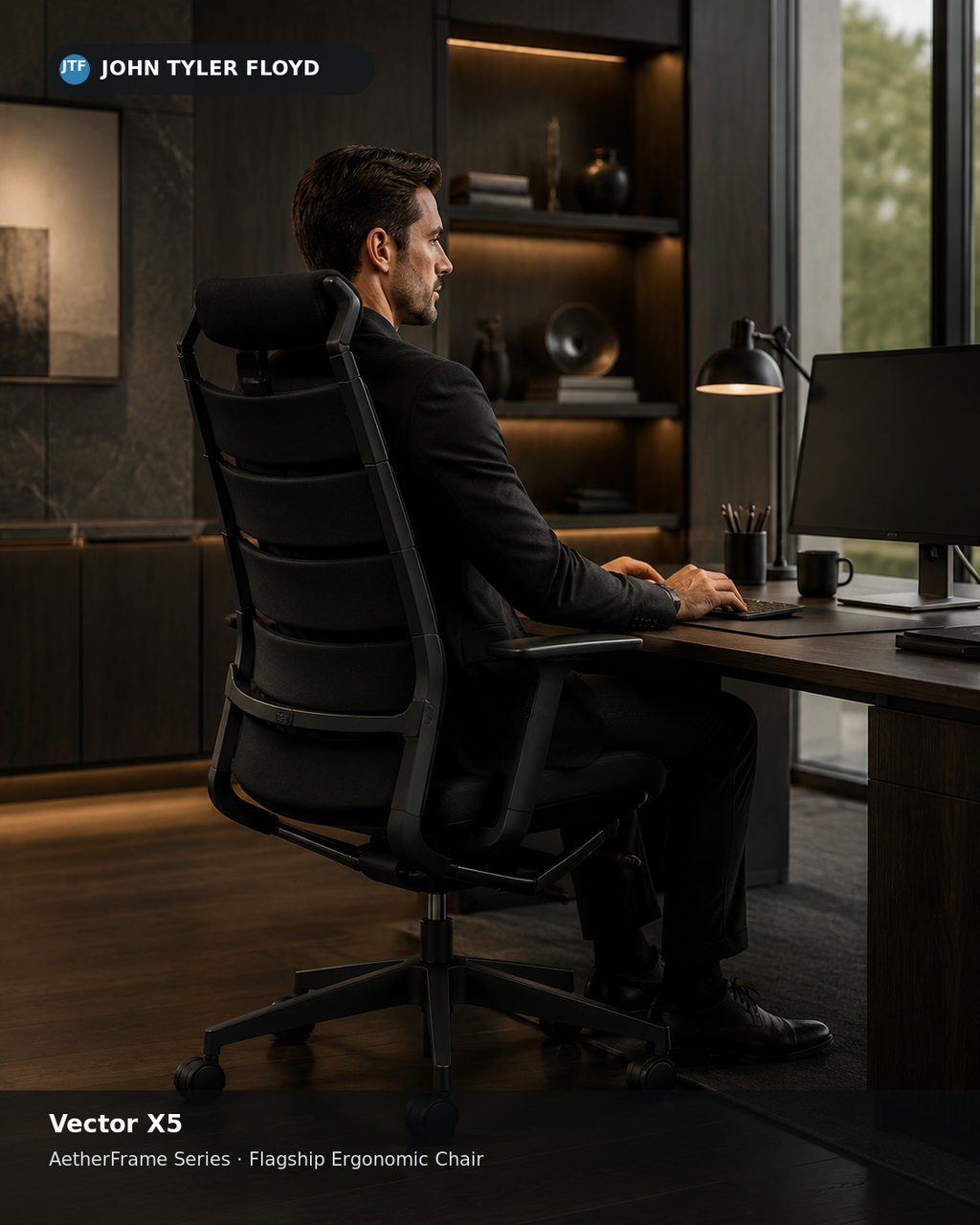 JOHN TYLER FLOYD AetherFrame Vector X5 Ergonomic Chair