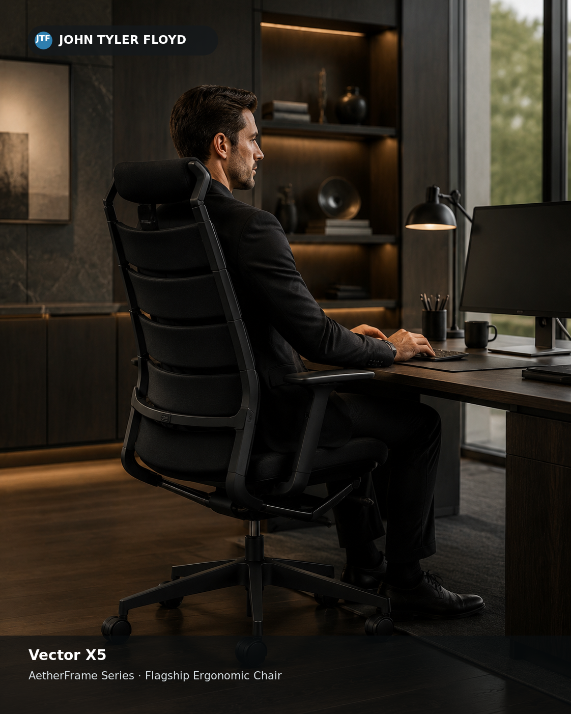 JOHN TYLER FLOYD AetherFrame Vector X5 Ergonomic Chair