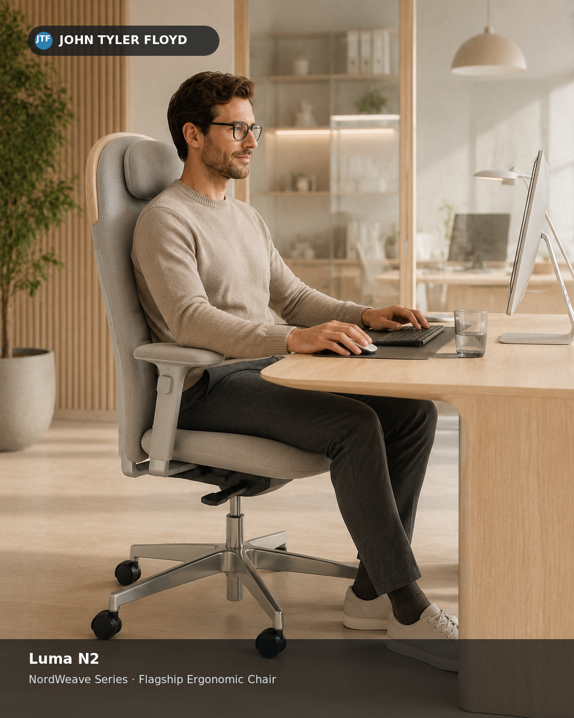 JOHN TYLER FLOYD NordWeave Luma N2 Ergonomic Chair