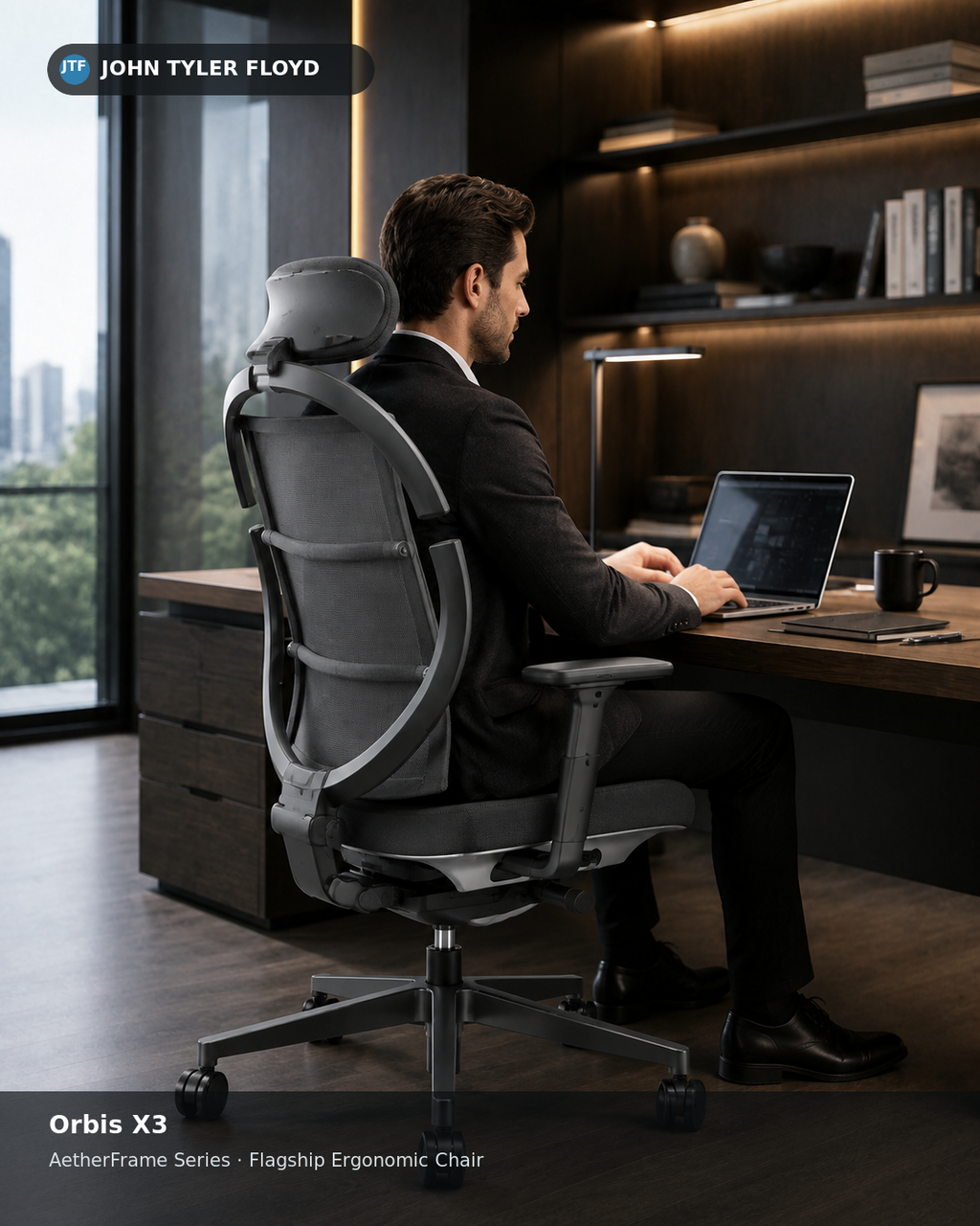 JOHN TYLER FLOYD AetherFrame Orbis X3 Ergonomic Chair