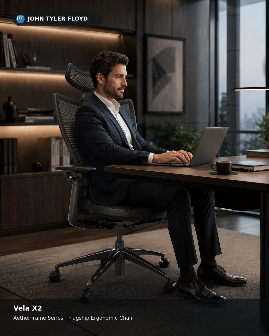 JOHN TYLER FLOYD AetherFrame Vela X2 Ergonomic Chair